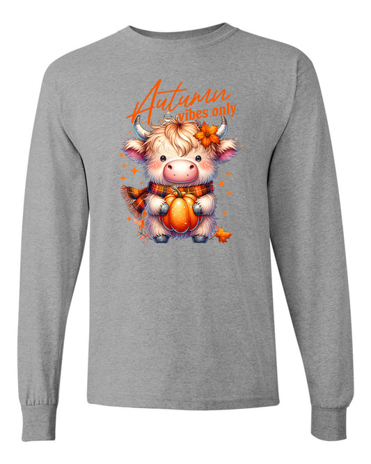 Autumn Vibes Fall Long Sleeve T-shirts
