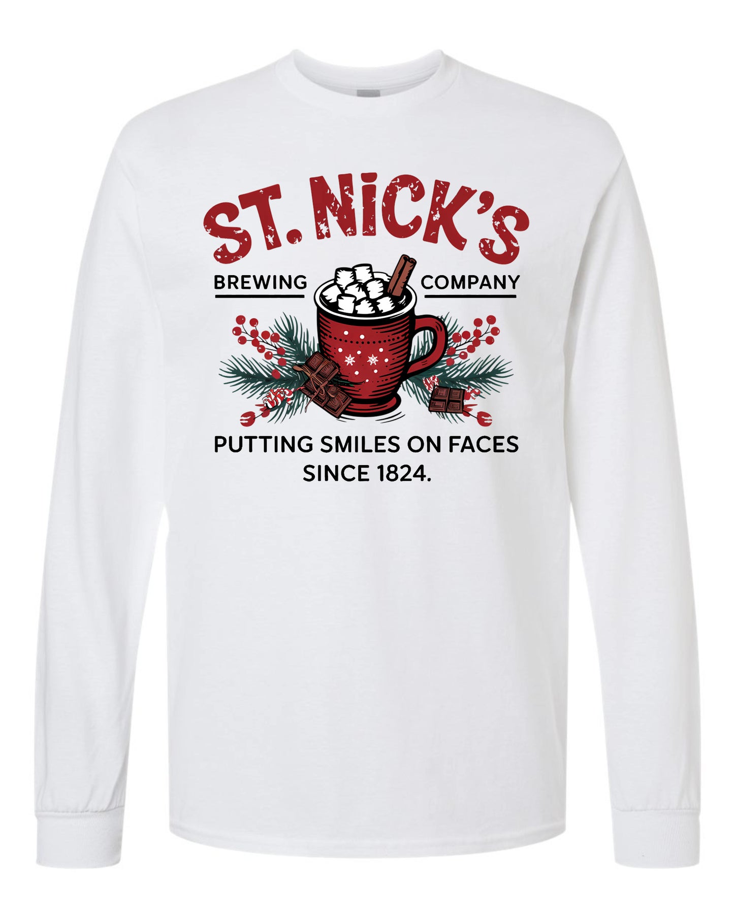 StNicks Brewing Long Sleeve T-shirts