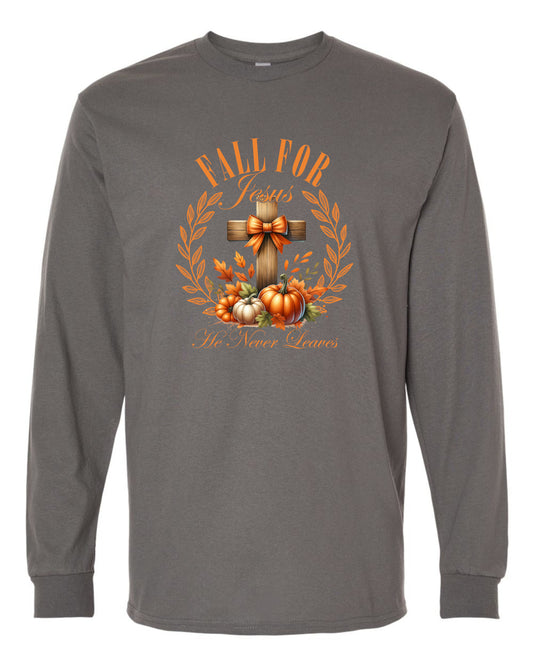 Fall For Jesus  Long Sleeve T-shirts