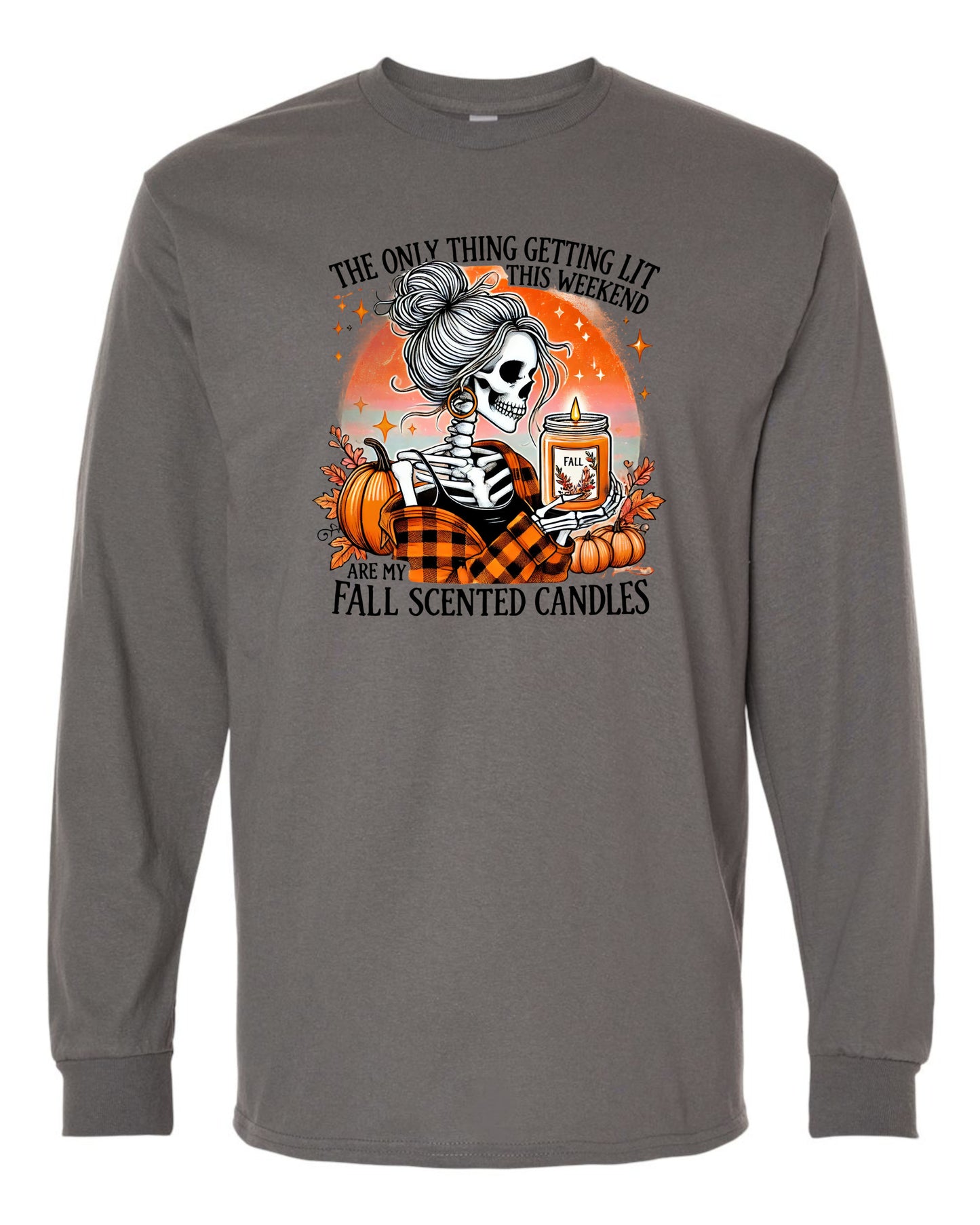 Fall Scented Candle Long Sleeve T-shirts