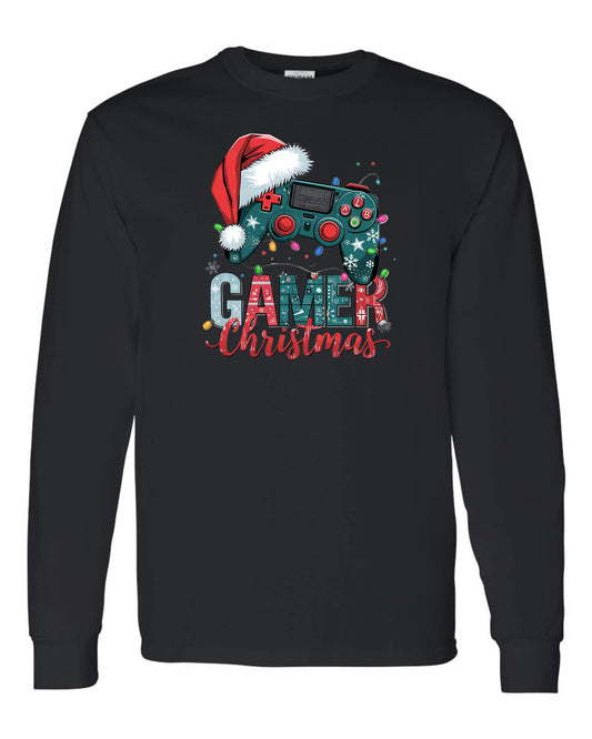 Gamer Christmas Long Sleeve T-shirts
