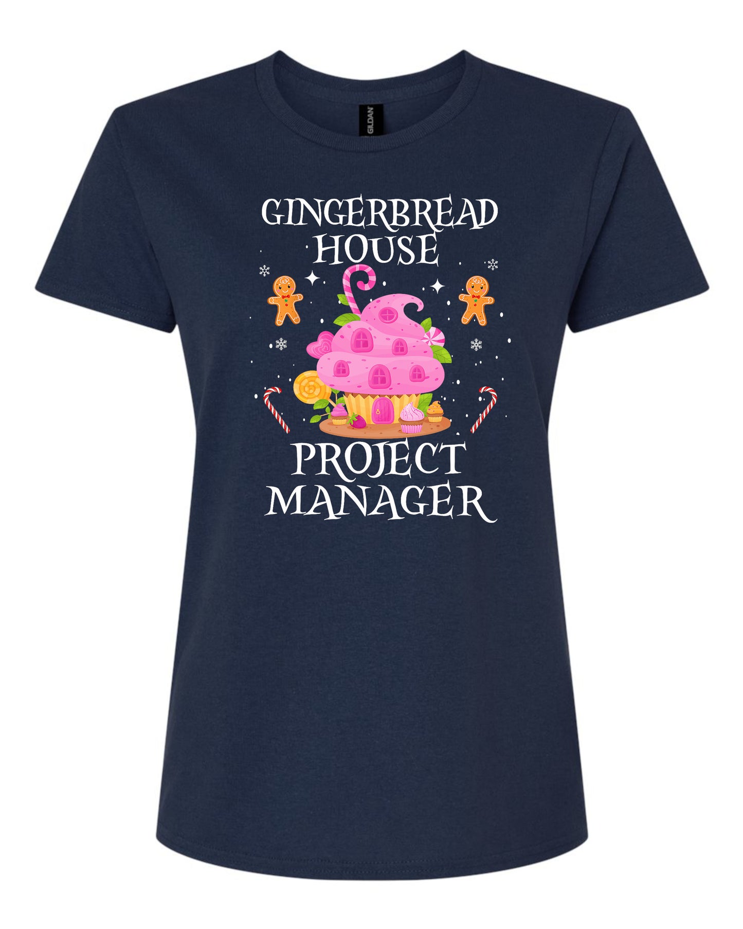 Ginger Bread House Project Manager Women's Tshirt