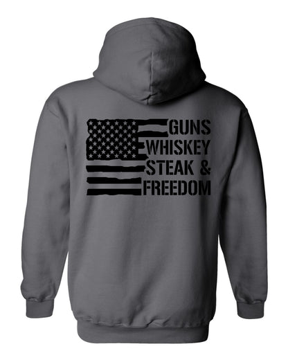 Guns Whiskey hoodie