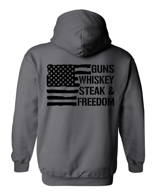 Guns Whiskey hoodie