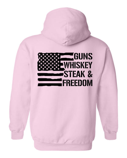 Guns Whiskey hoodie