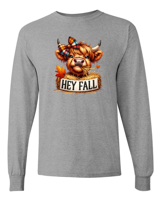 Hey Fall Long Sleeve T-shirts