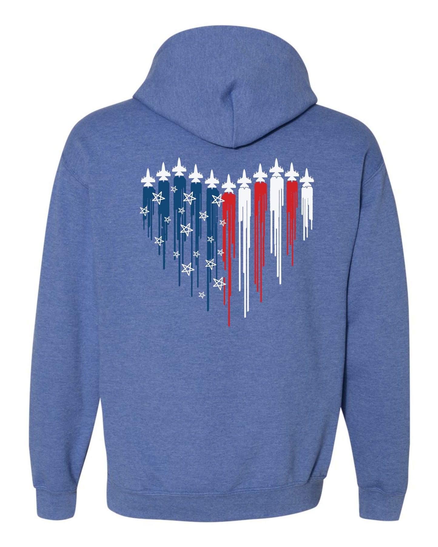 Jet Heart AM Flag hoodie