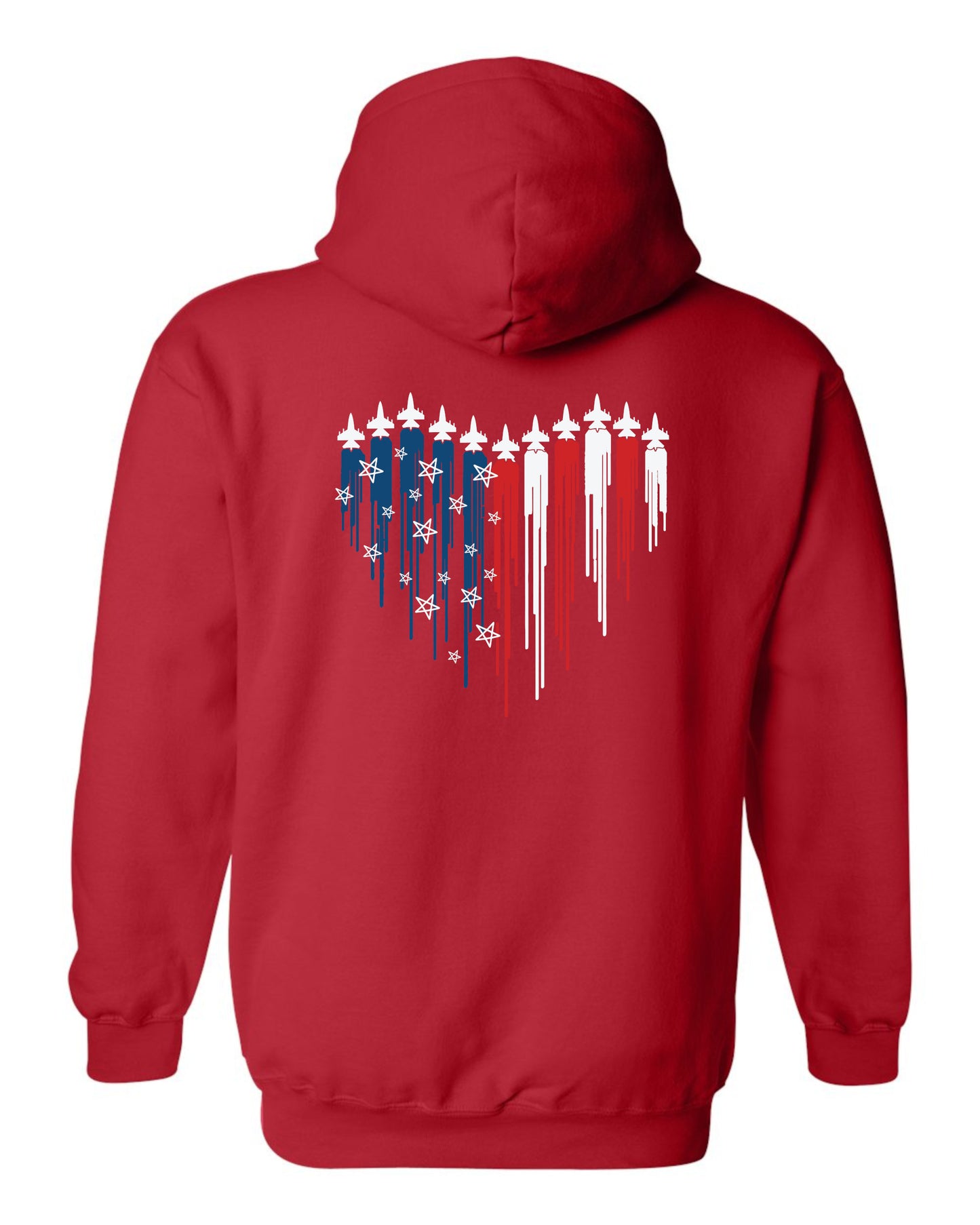 Jet Heart AM Flag hoodie