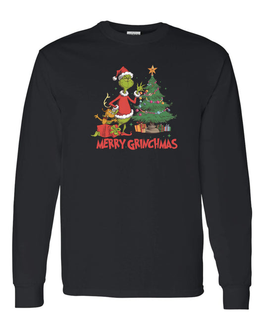 Merry Grinch  Christmas Long Sleeve T-shirts