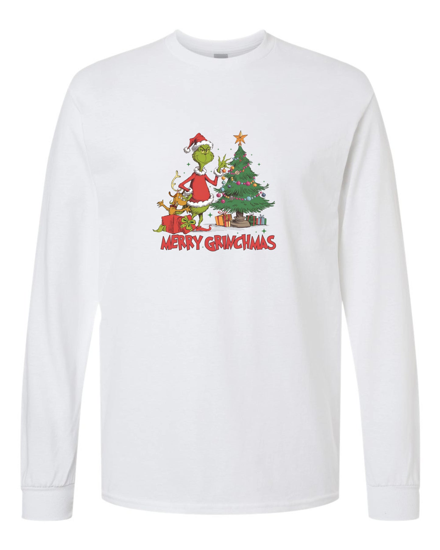 Merry Grinch  Christmas Long Sleeve T-shirts