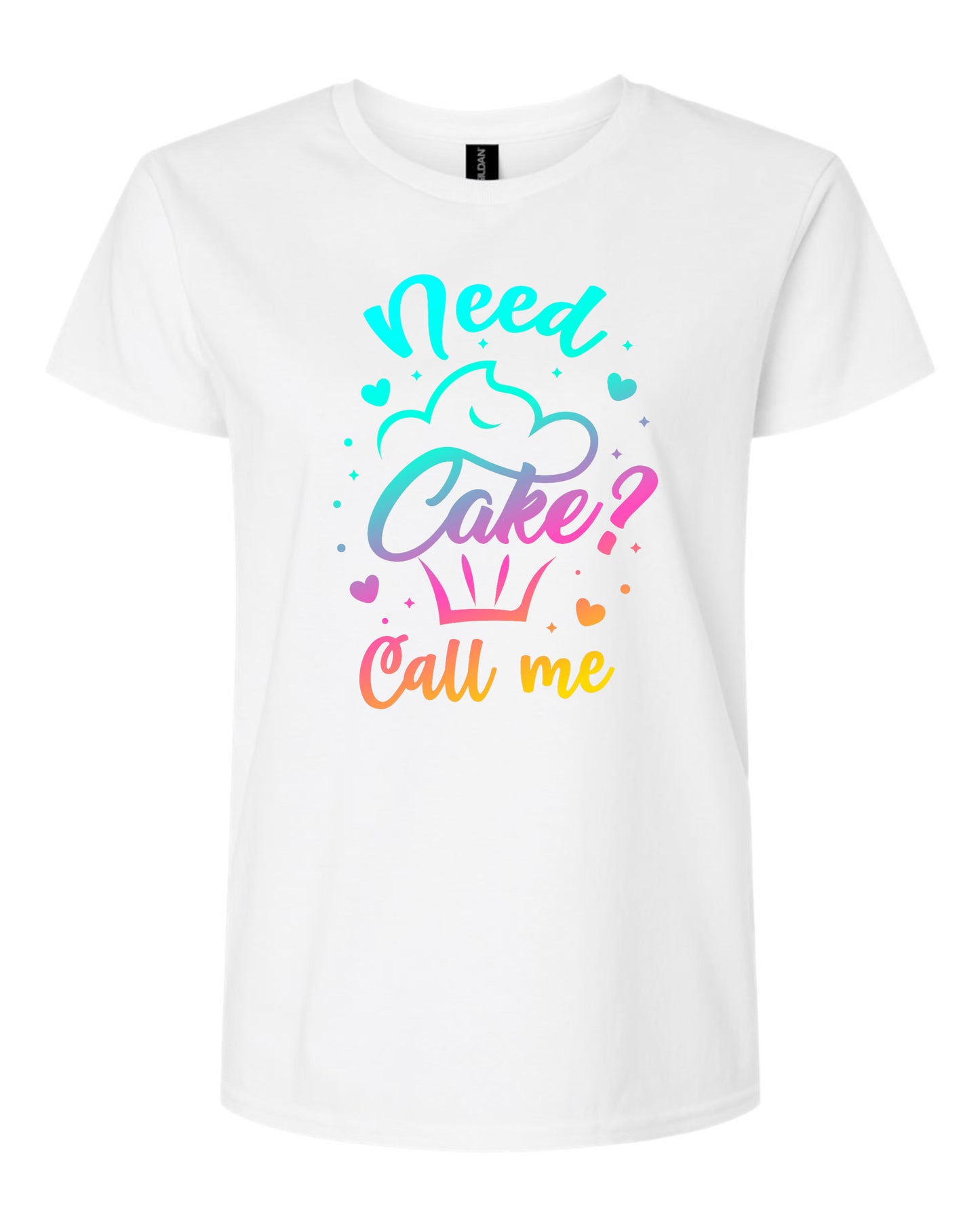 Need Cake Call Me Women's Tshirt