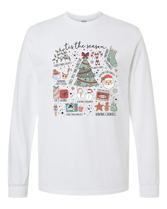 Tis The Season Cristamas Long Sleeve T-shirts